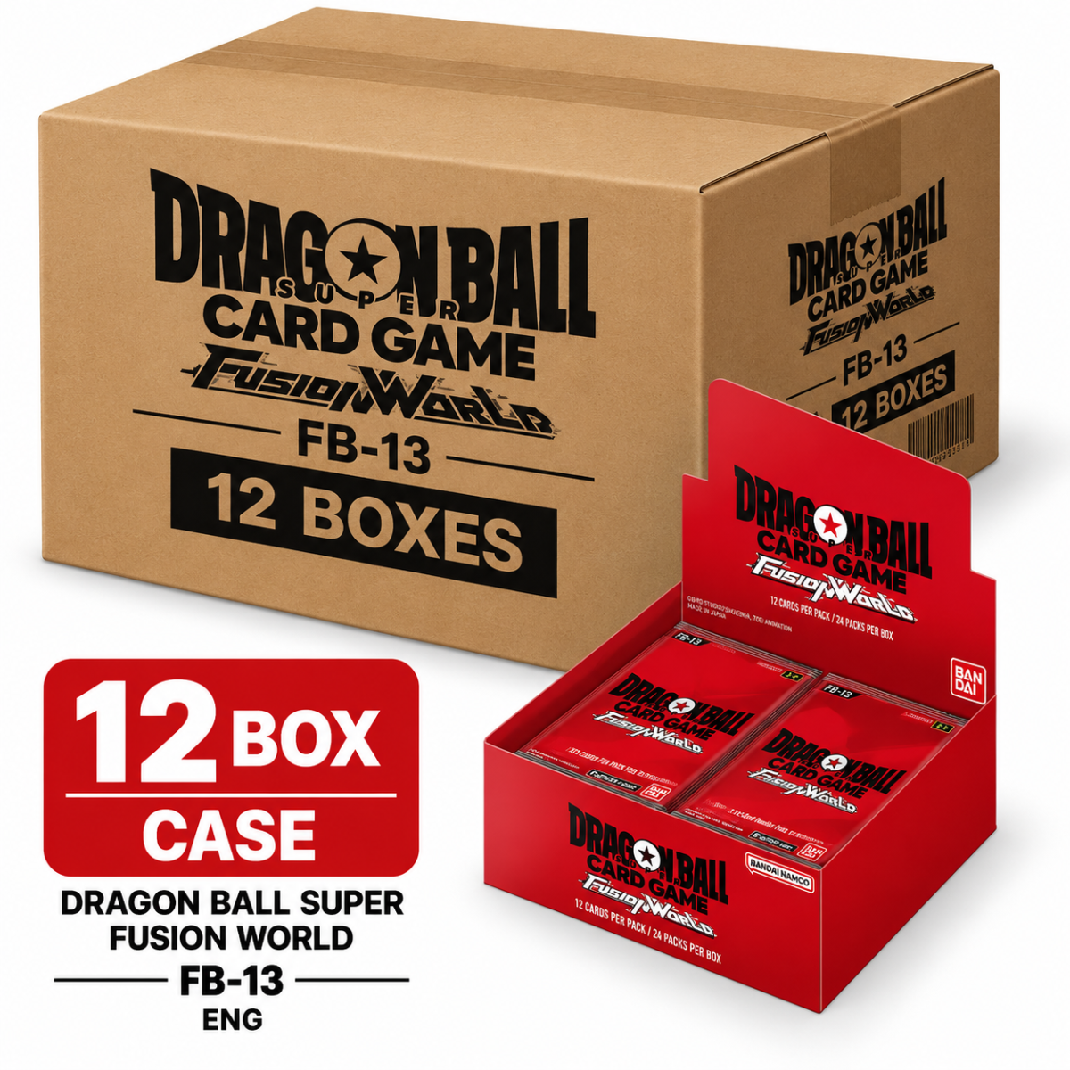 Dragon Ball Super Fusion World FB-13 Case 12 Box ENG