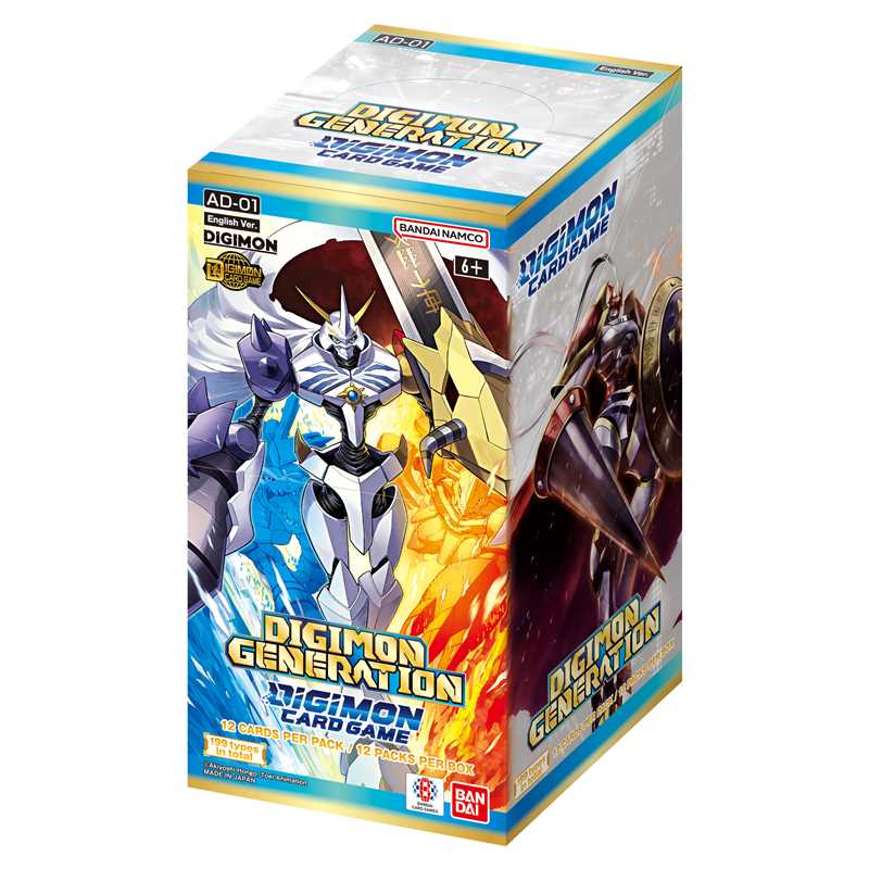 Digimon Card Game AD-01 Digimon Generation (Reprint) Display Box (12 Booster Packs) ENG