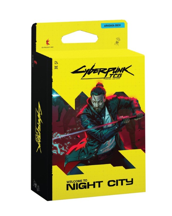 CYBERPUNK TCG WELCOME TO NIGHT CITY RETAILER STARTER DECK EMBRACING POWER - ENG