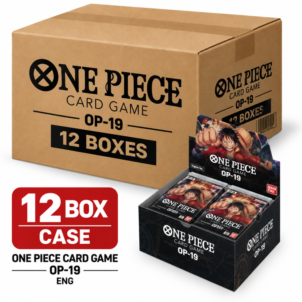 One Piece Card Game Case OP-19 (12 Boxes) ENG