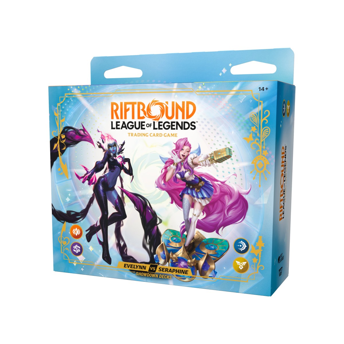 Riftbound League of Legends TCG Radiance Showdown Deck Display (4 Decks) - EN