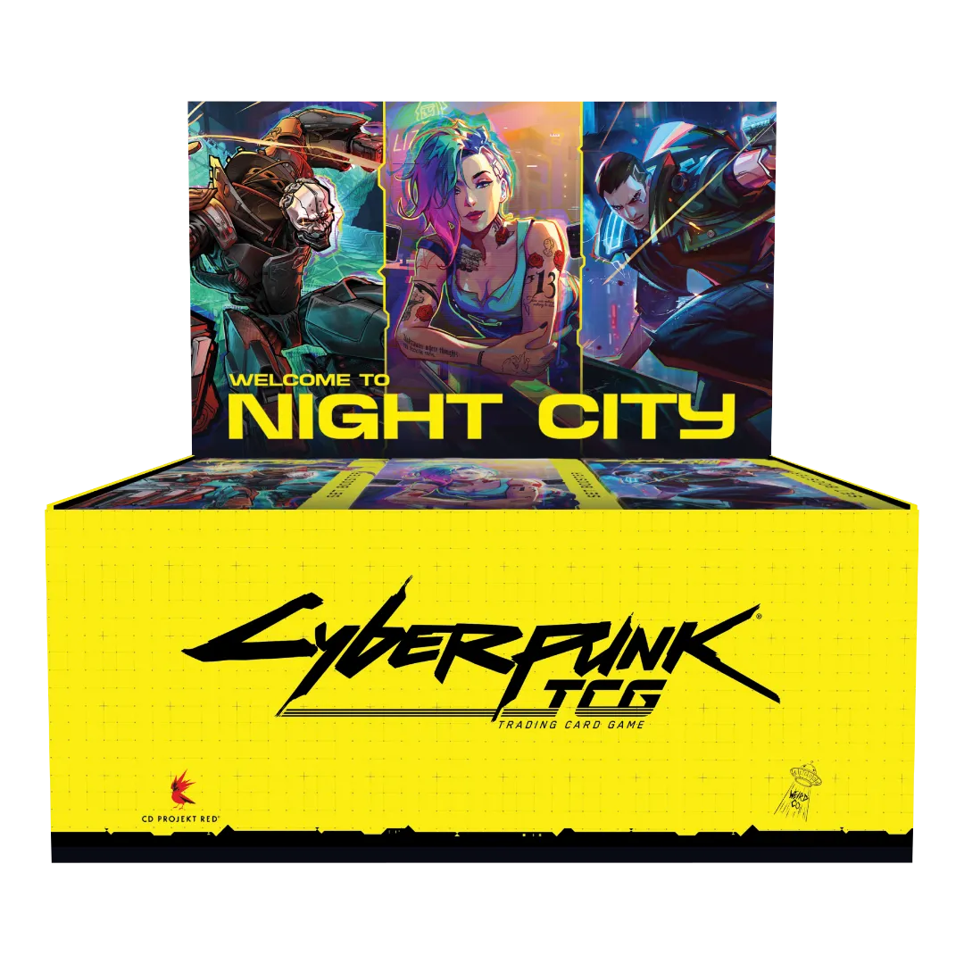 CYBERPUNK TCG - WELCOME TO NIGHT CITY - BOX 24 BUSTE RETAIL - ENG