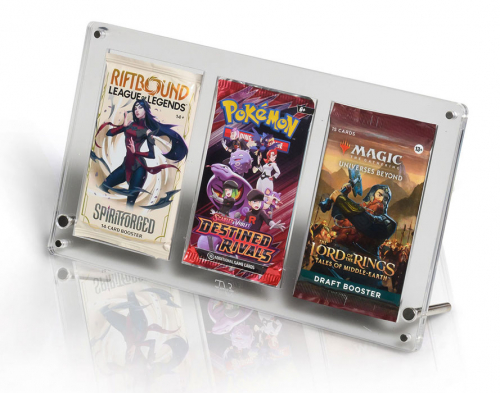 Acrylic Box Protector for Booster Packs – 3-Pack Display Case