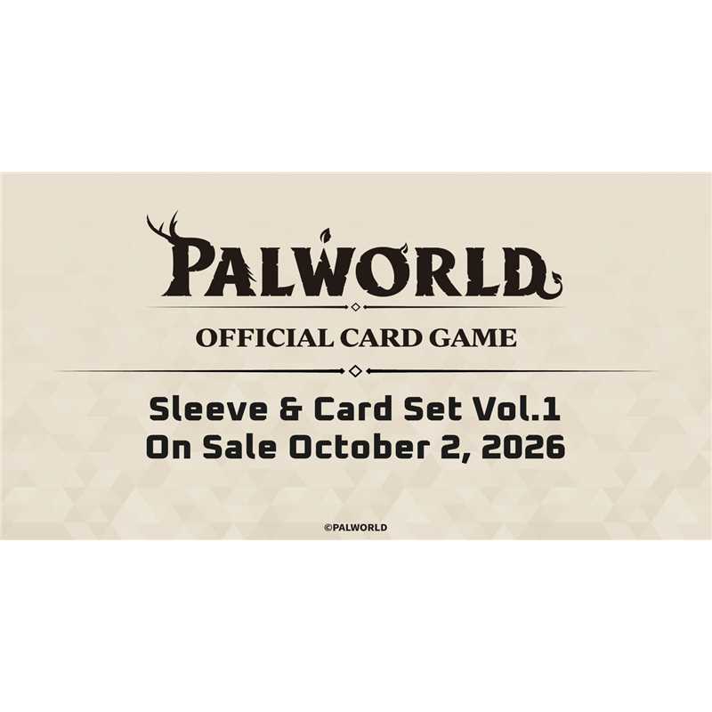 Palworld Official Card Game Sleeve & Card Set Vol.1 ENG
