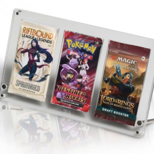 Acrylic Box Protector for Booster Packs – 3-Pack Display Case - 1