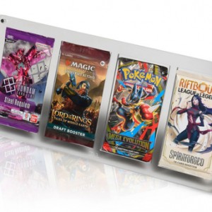 Acrylic Box Protector for Booster Packs – 4-Pack Display Case - 1