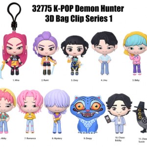 KPop Demon Hunters – 3D Foam Bag Clip Series 1 Blind Bag - 3